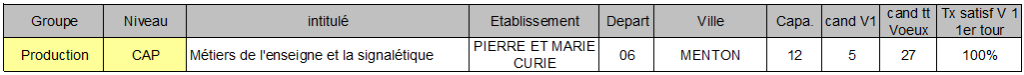 CAP metiers de l'enseigne et la signaletique