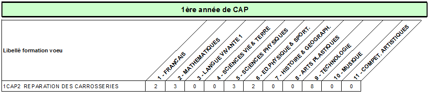 CAP preparation des carrosseries