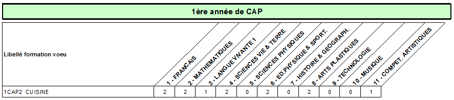 CAP cuisine