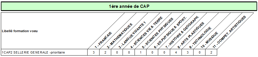 CAP sellerie generale P