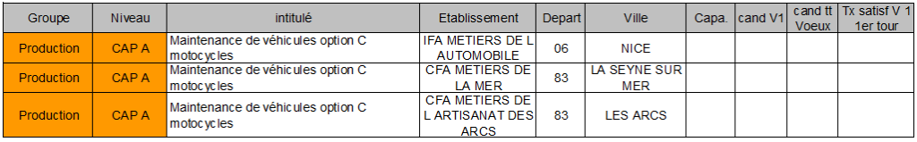 CAP A mainten véhicul opt C