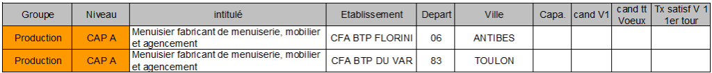 CAP A menuisier fabricant menuise mob agenc